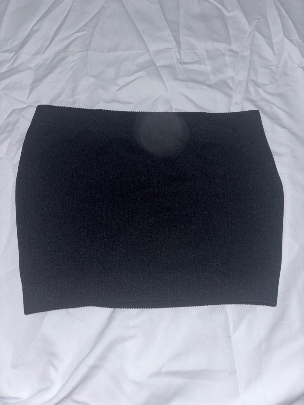 Black Knit Crop Top - Classic Minimalist Style